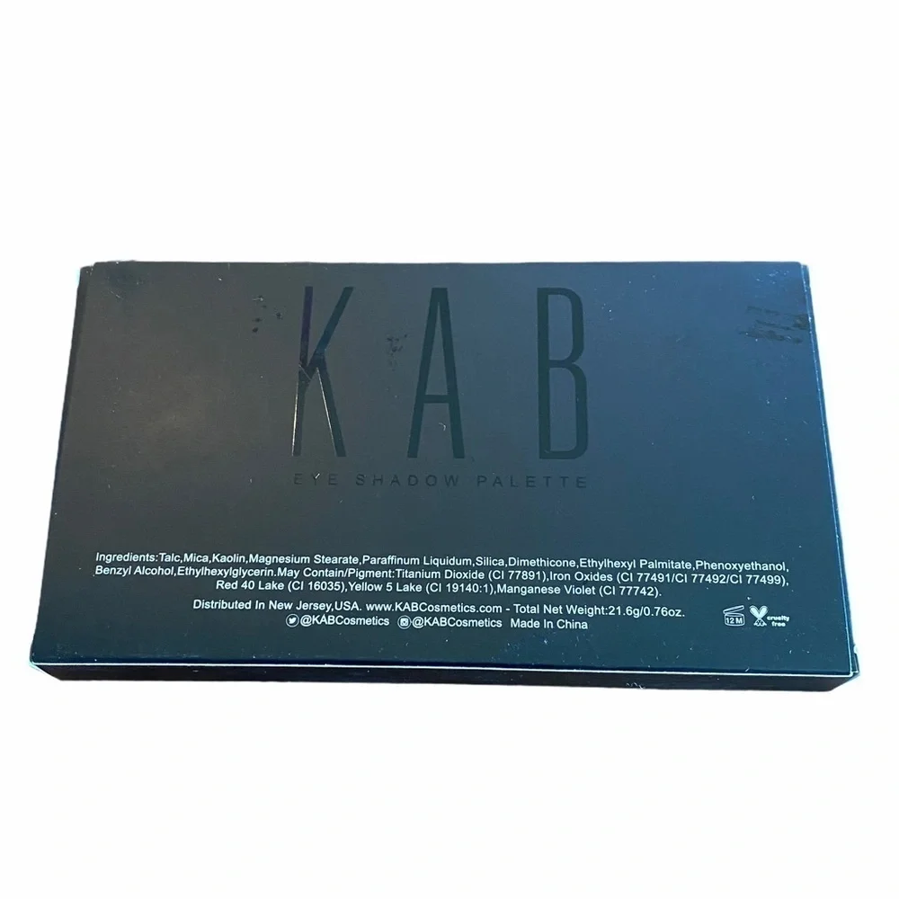 KAB COSMETICS Day & Night Eyeshadow Palette NEW